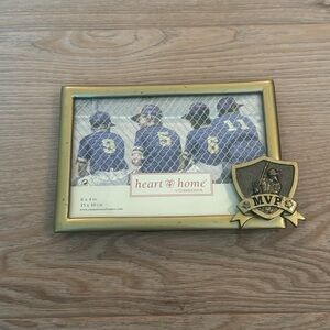 Small Baseball Themed Frame 6x4